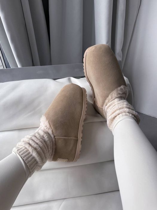 UGG Pumped Slide Beige жіночі черевики