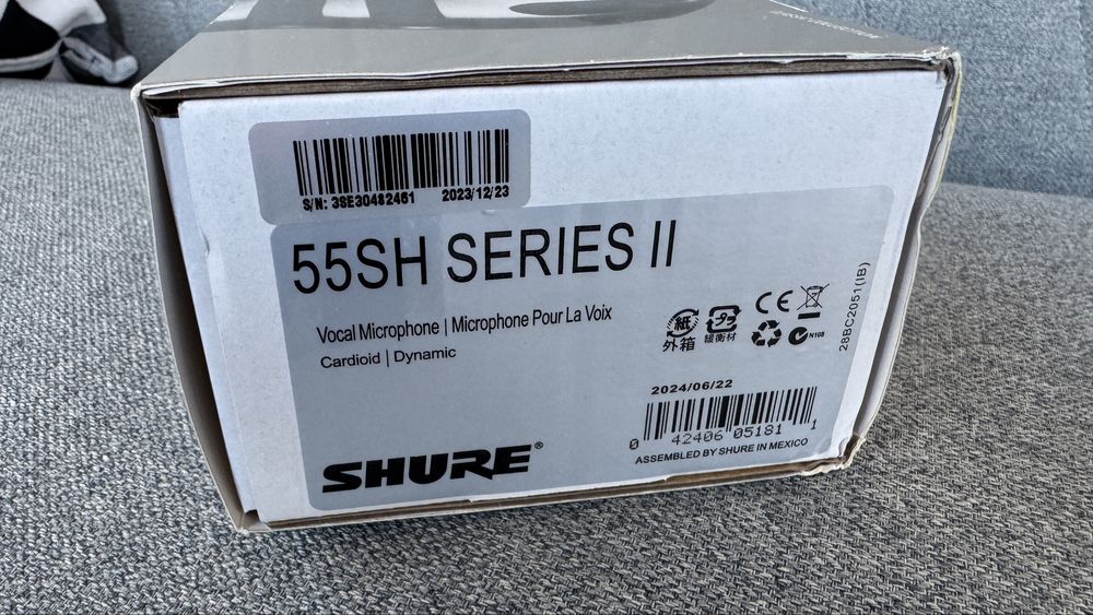 Новий Ретро вокальний мікрофон SHURE 55SH SERIES II