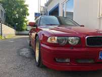 BMW Seria 7 BMW E38 740 M SPORT Imola Red 1999 rok