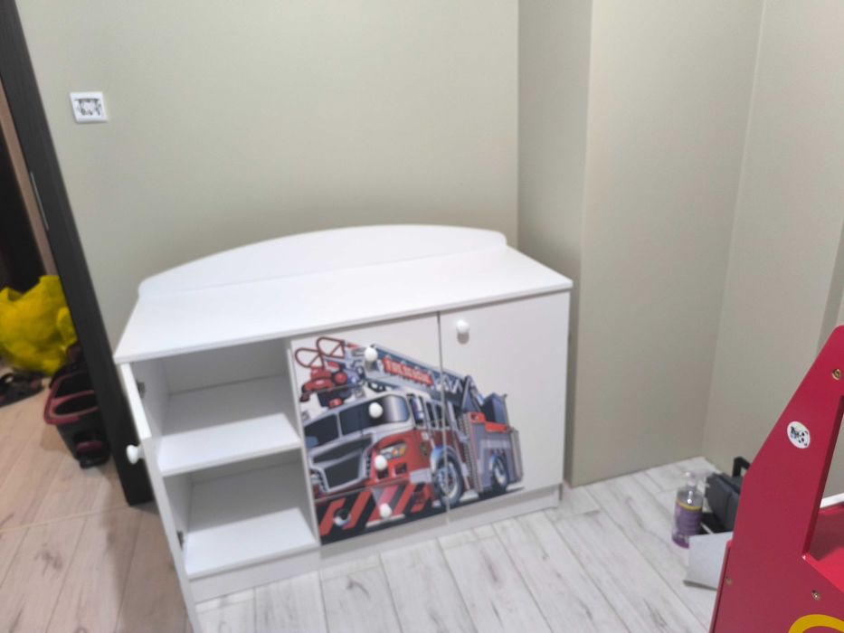 Meble chłopiece z motywem strażaka