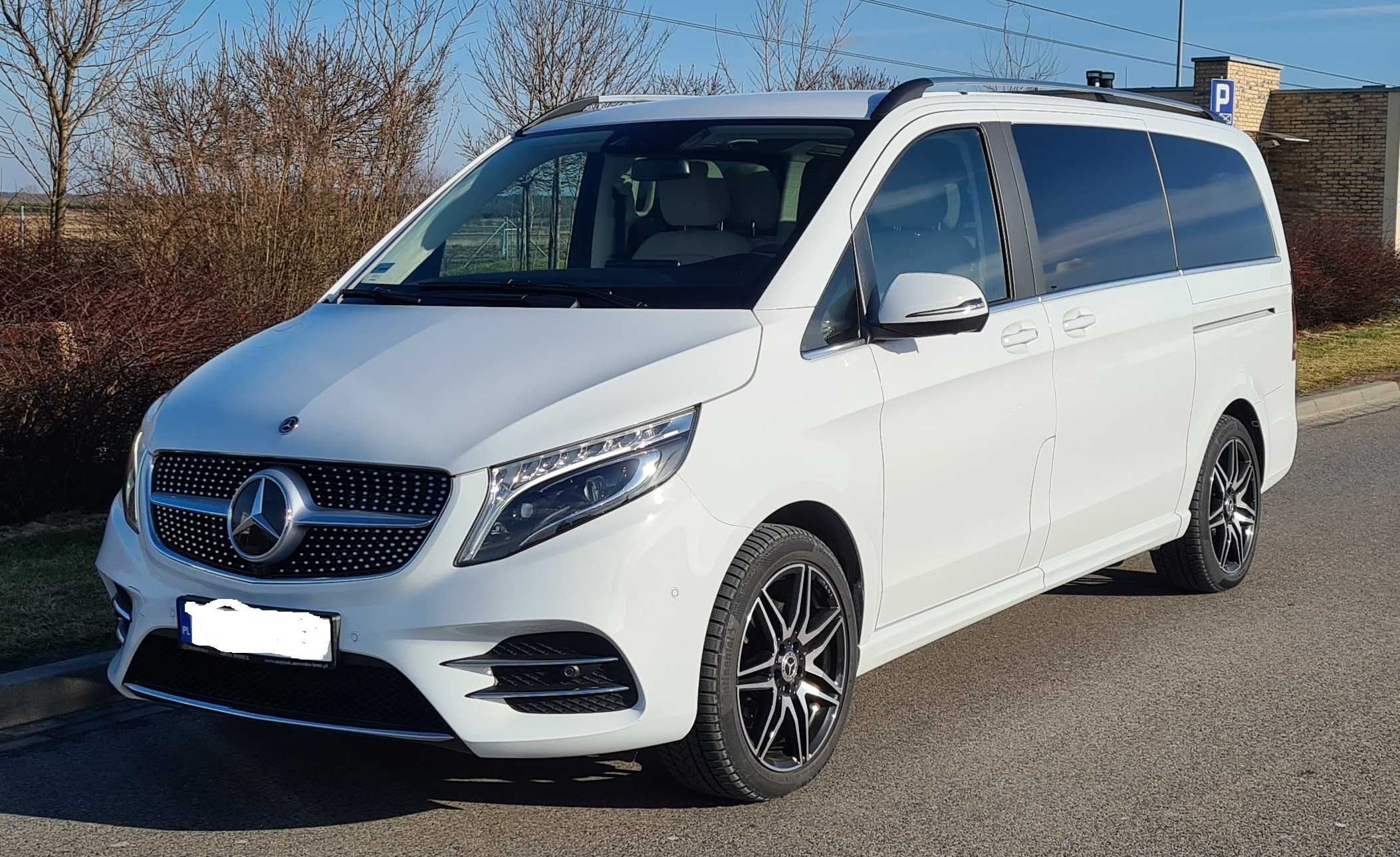 wynajem MERCEDES V klasa EXCLUSIVE, VIP 6 osób