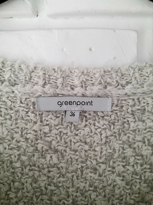 Sweterkowa krótka sukienka w kolorze szarym Marki GREENPOINT