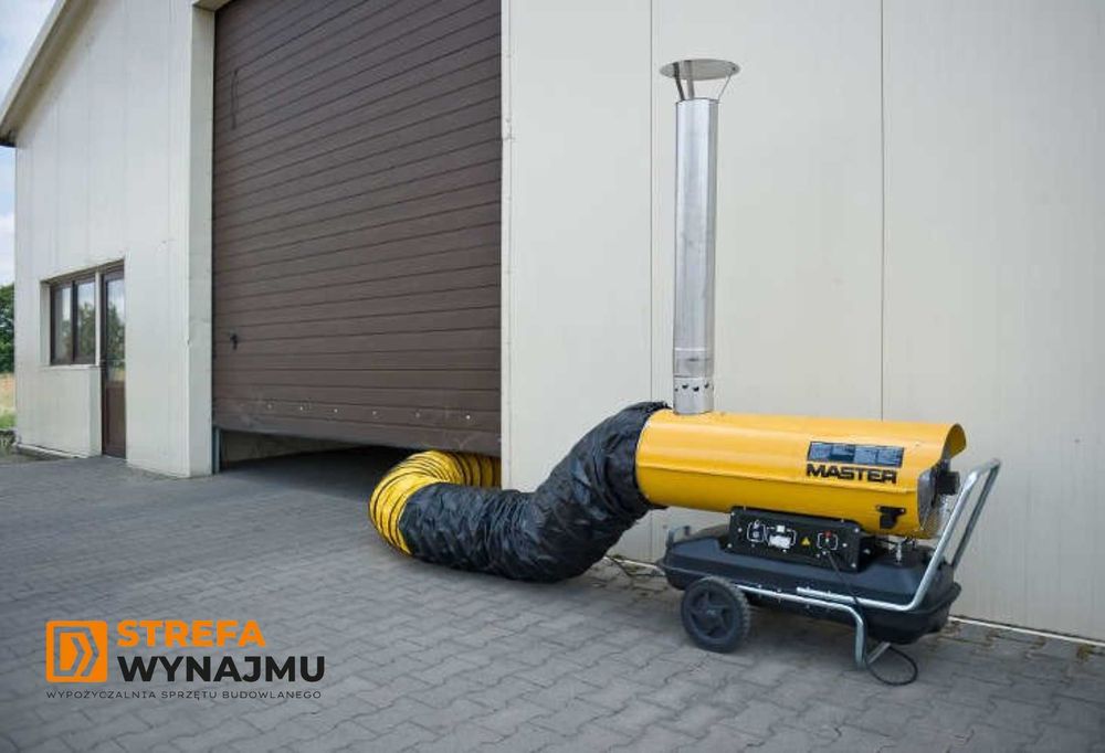 Wynajem nagrzewnica olejowa odprowadzaniem spalin Master BV110E Lublin