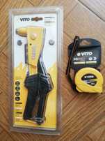 Ferramentas Vito máquina Rebitar PROFESSIONAL e Fita métrica NOVAS