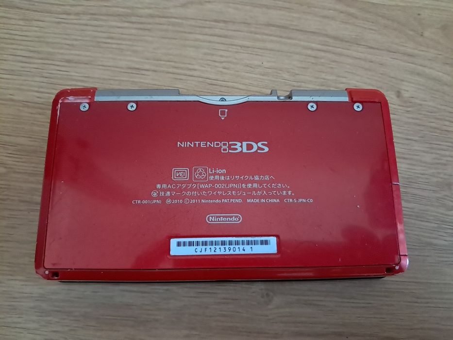 Nintendo 3DS Desbloqueado- Flare RED, na caixa original