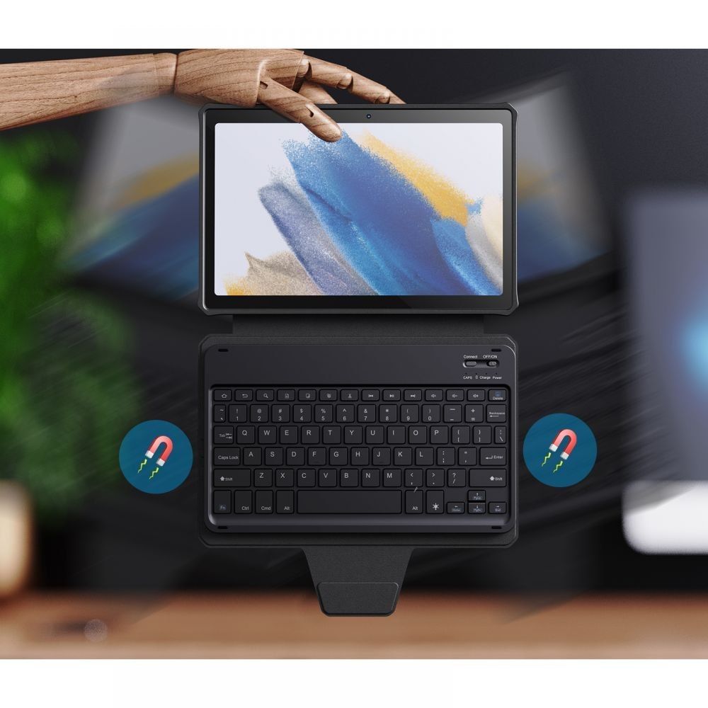 Etui Z Klawiaturą Infiland Keyboard Do Galaxy Tab A8 10.5 Black