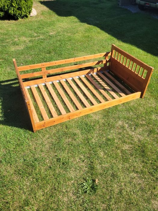 Łóżko drewniane ikea 180x90 materac