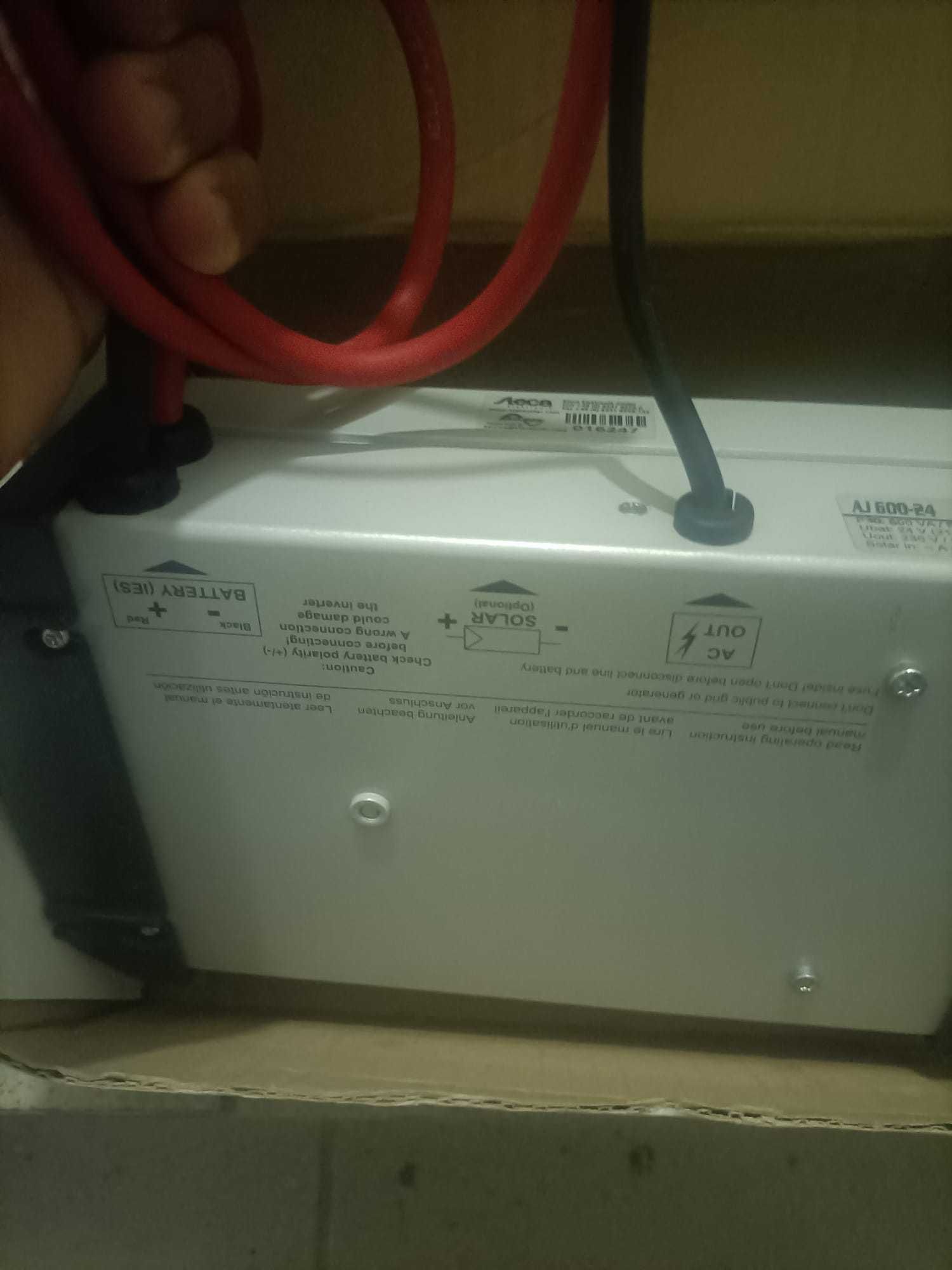 Inversor off grid 600va steca novo em caixa