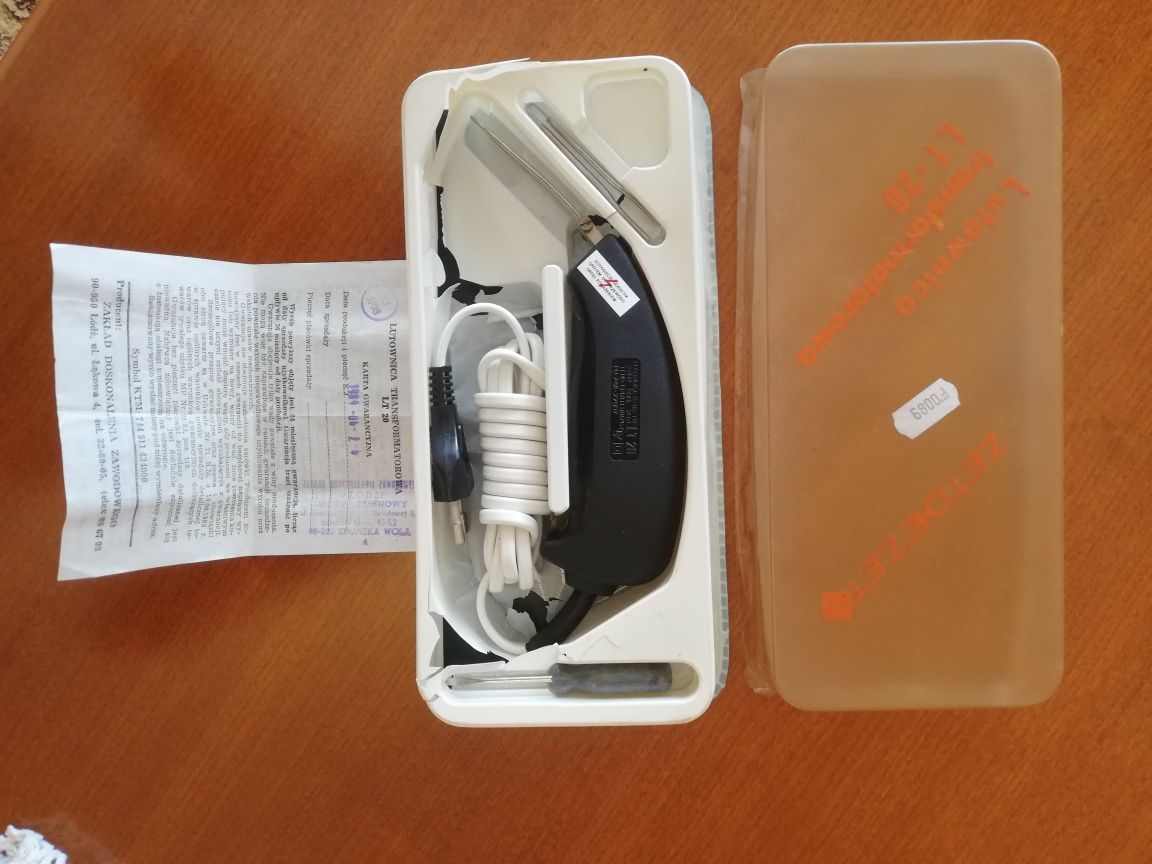 lutownica transformatorowa lt 20 z PRL
