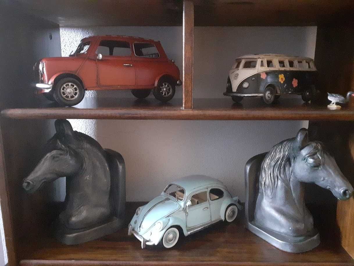 3 Carros antigos Coleção Vintage carocha Mini