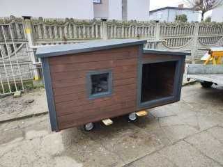 Solidna buda XXL dla dużego psa!!!Nowofunlad Bernardyn Kaukaz okienko