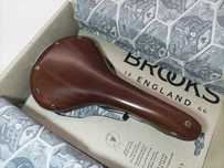 Siodełko Brooks B15 Swallow Classic Brown Chrome - klasyk wyścigowy