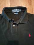 Ralph Lauren t-shirt L czarna koszulka polo męska
