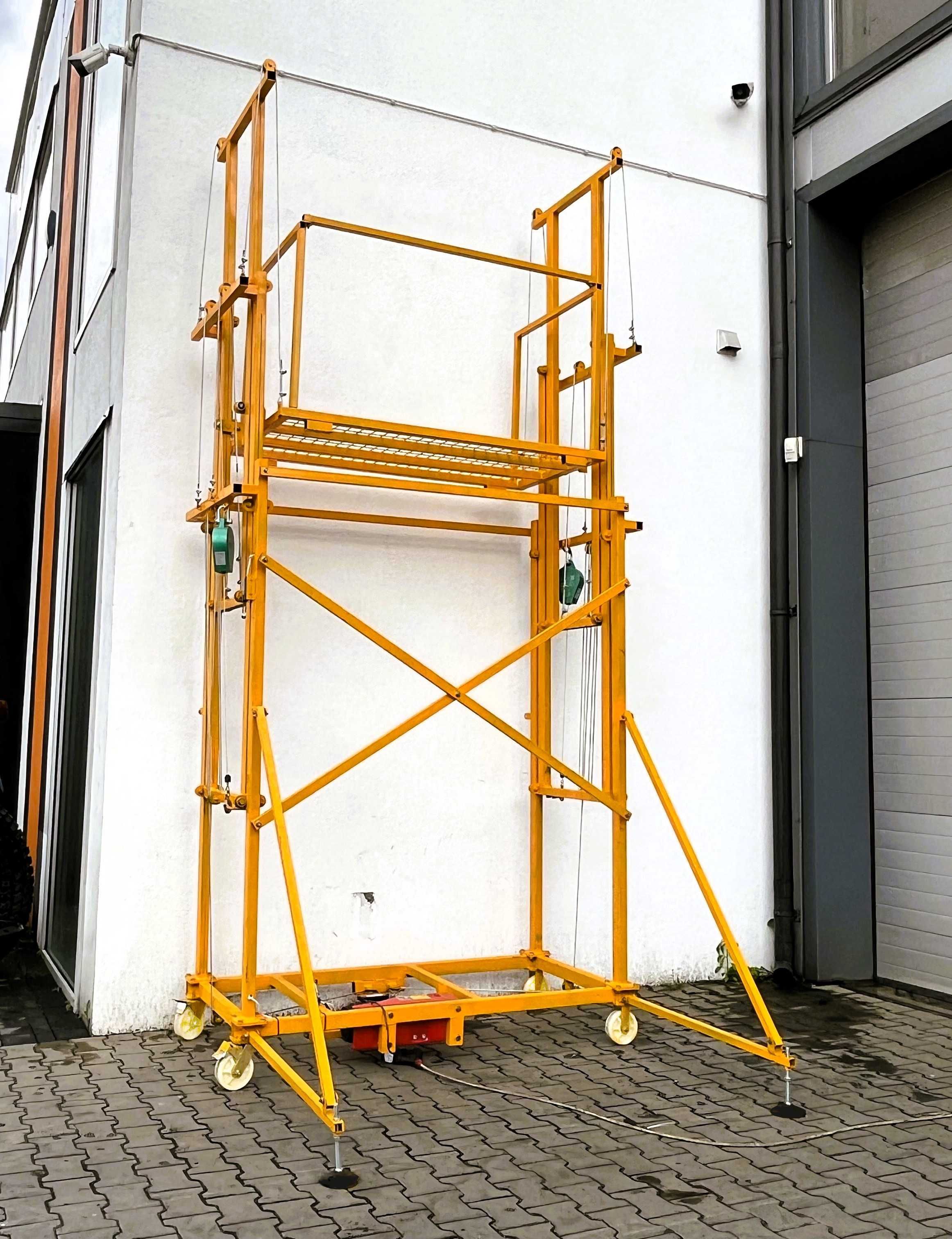 Rusztowanie elektryczne, Podnośnik, Zwyżka, 5,3m, 500Kg, RATY 0%