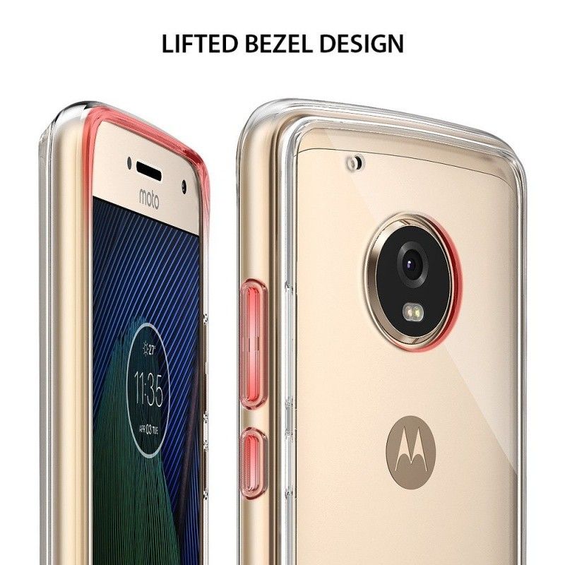 Etui Rearth Ringke Moto G5 Plus Fusion Smoke Black