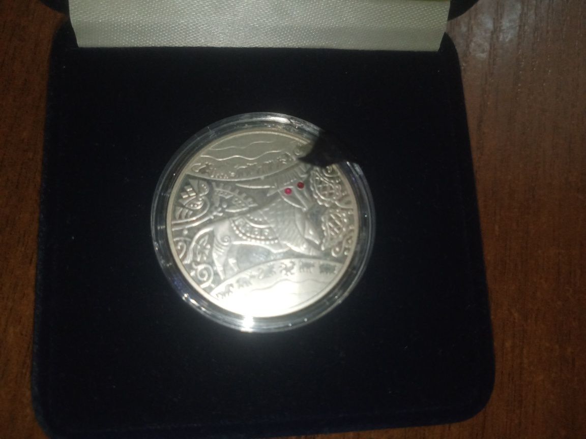 Срібна монета НБУ "Рік Бика"