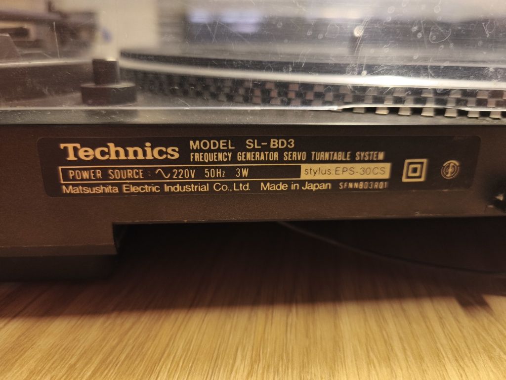 Gramofon Technics SL-BD3