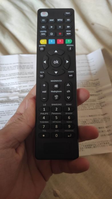 Comando TV televisão universal novo