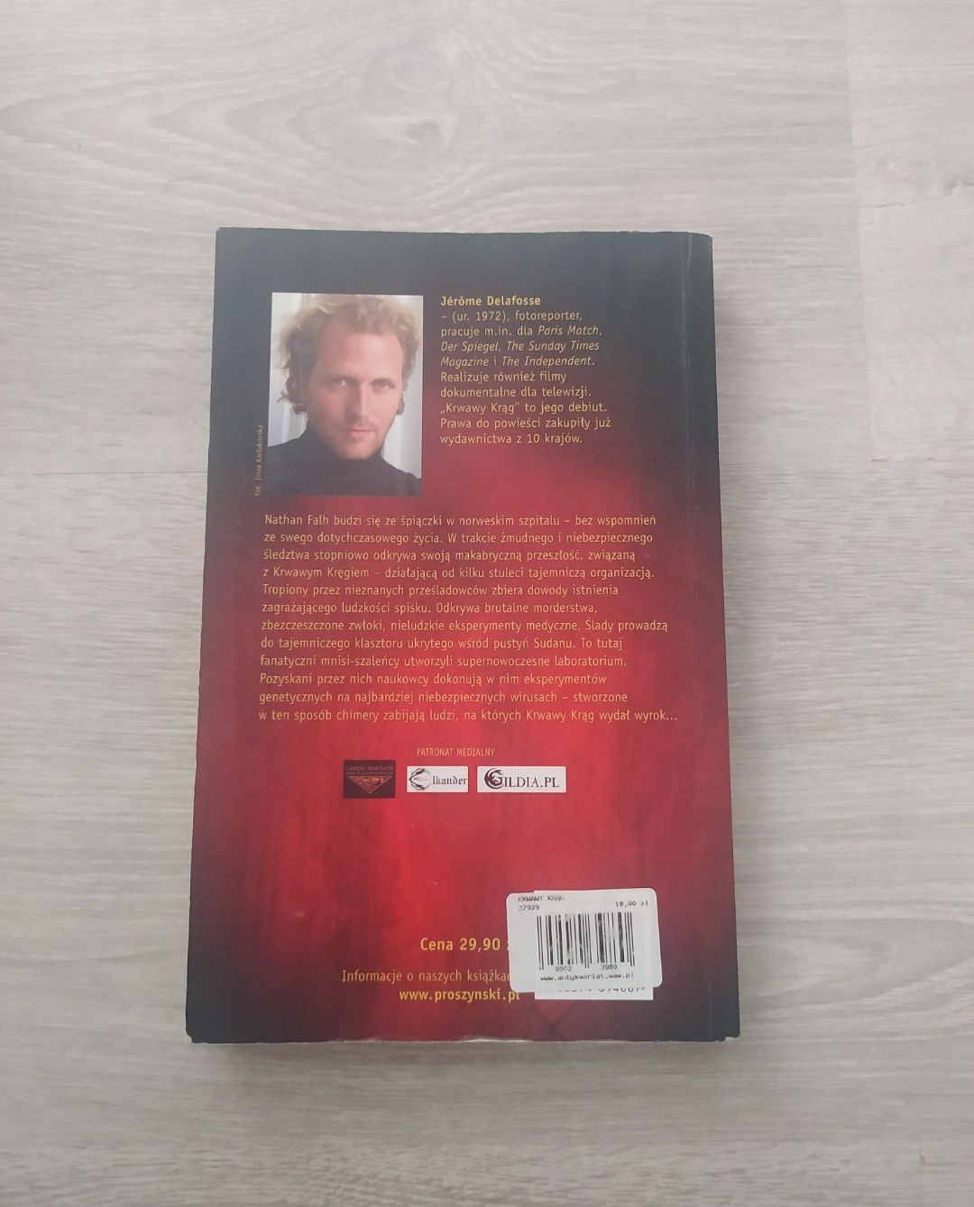 Książka pt. Krwawy Krąg - Jerome Delafosse