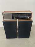 Zestaw Unitra Diora Tonsil radio Junior kolumny 25W ZG C 25-4-57