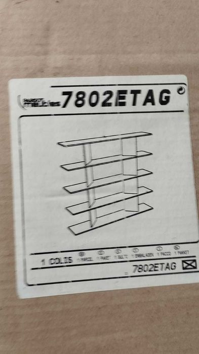 Estante móvel, nova, laminada de madeira de Faia