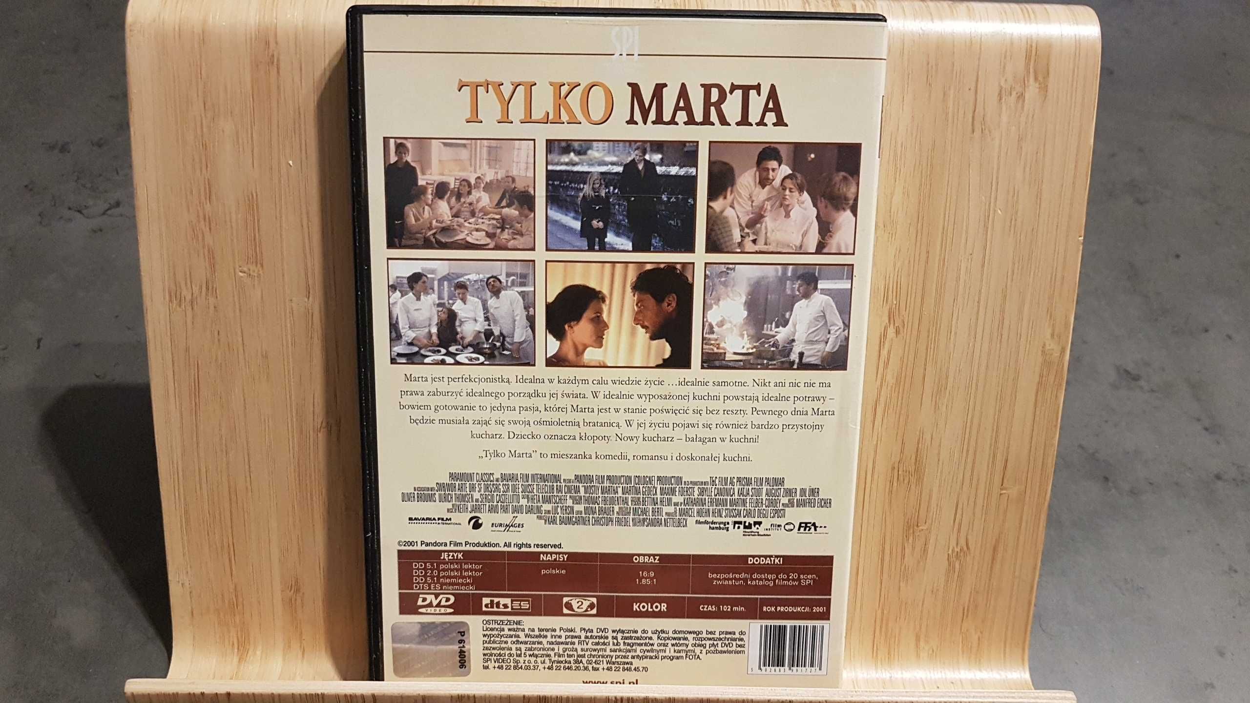 Film DVD Tylko Marta Przepis na miłość - Jak Nowa