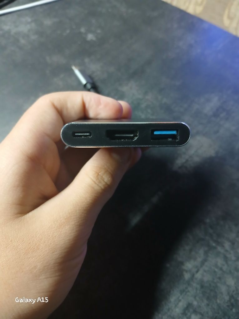 Адаптер Туре-C - HDMI USB Hub ЮСБ хаб

3 в 1 Ідеальний для МасВоok