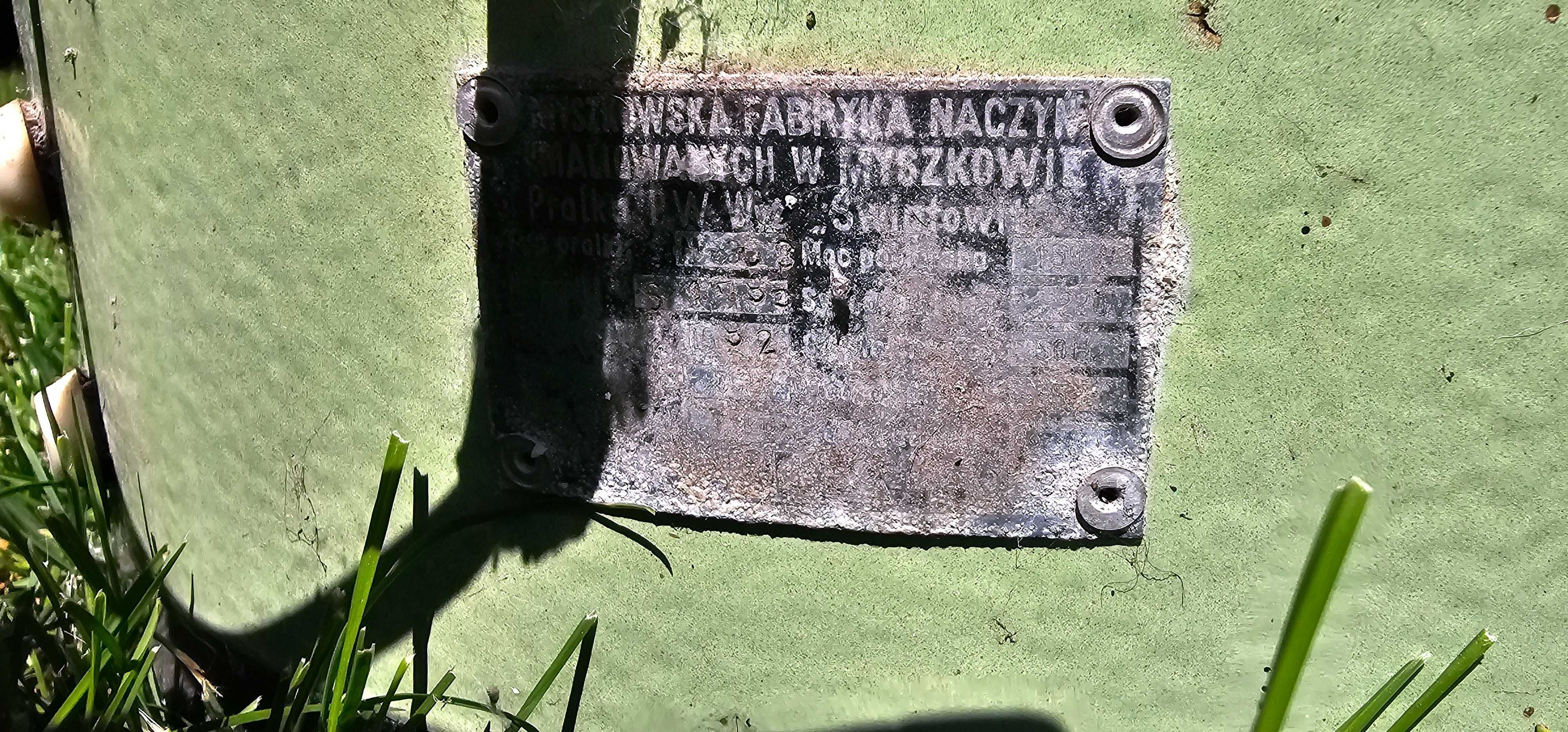 Pralka typu "Frania"