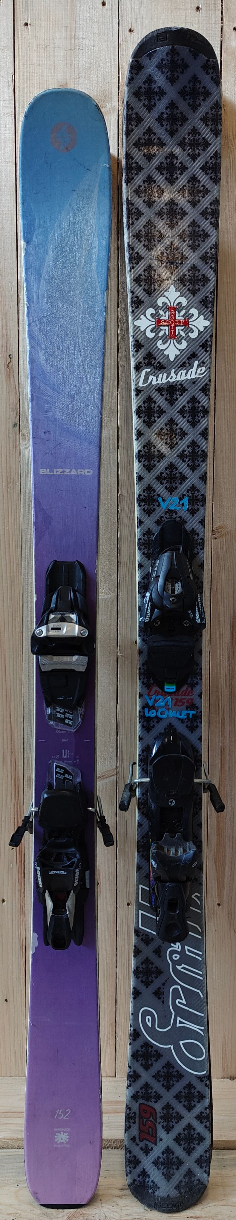 Narty 2 X Freeride (320 zł / 60€ netto za parę), pakiet nart