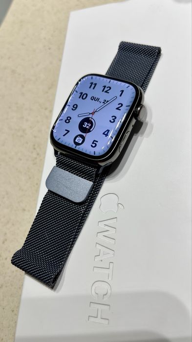 Apple Watch serie 7 Graphite Stainless Steel Case 45mm GPS + CELL LTE
