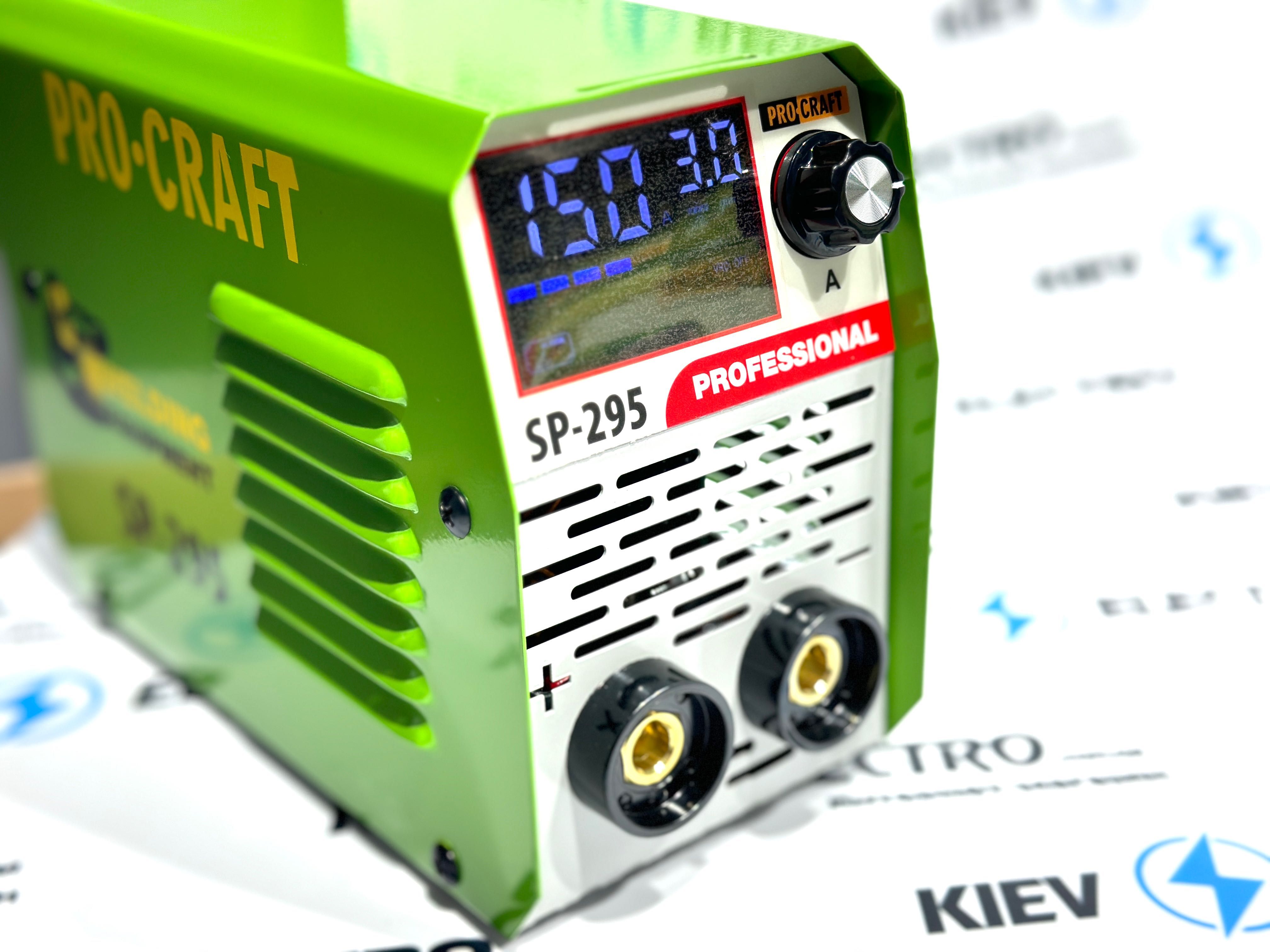 Сварочный аппарат Procraft SP-295 КЕЙС+маска Procraft+Электроды СВАРКА