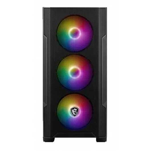 NOVA / Caixa PC MSI MAG FORGE M100R Vidro Temperado USB 3.2 ARGB Preta