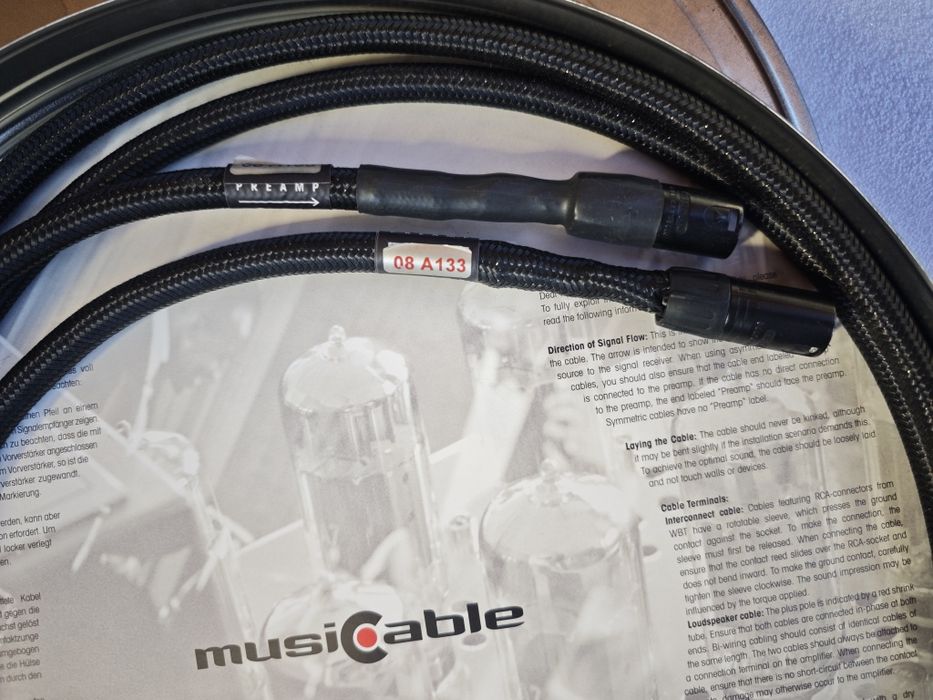 Audioplan MusiCable UIC 88B, Viablue NF-SI Silver Quatro XLR міжблочні