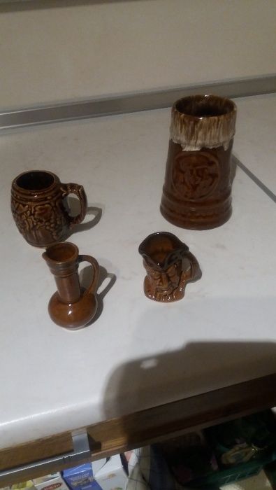 DZBANUSZKI Miniaturki ceramiczne. Kolekcja z lat 80