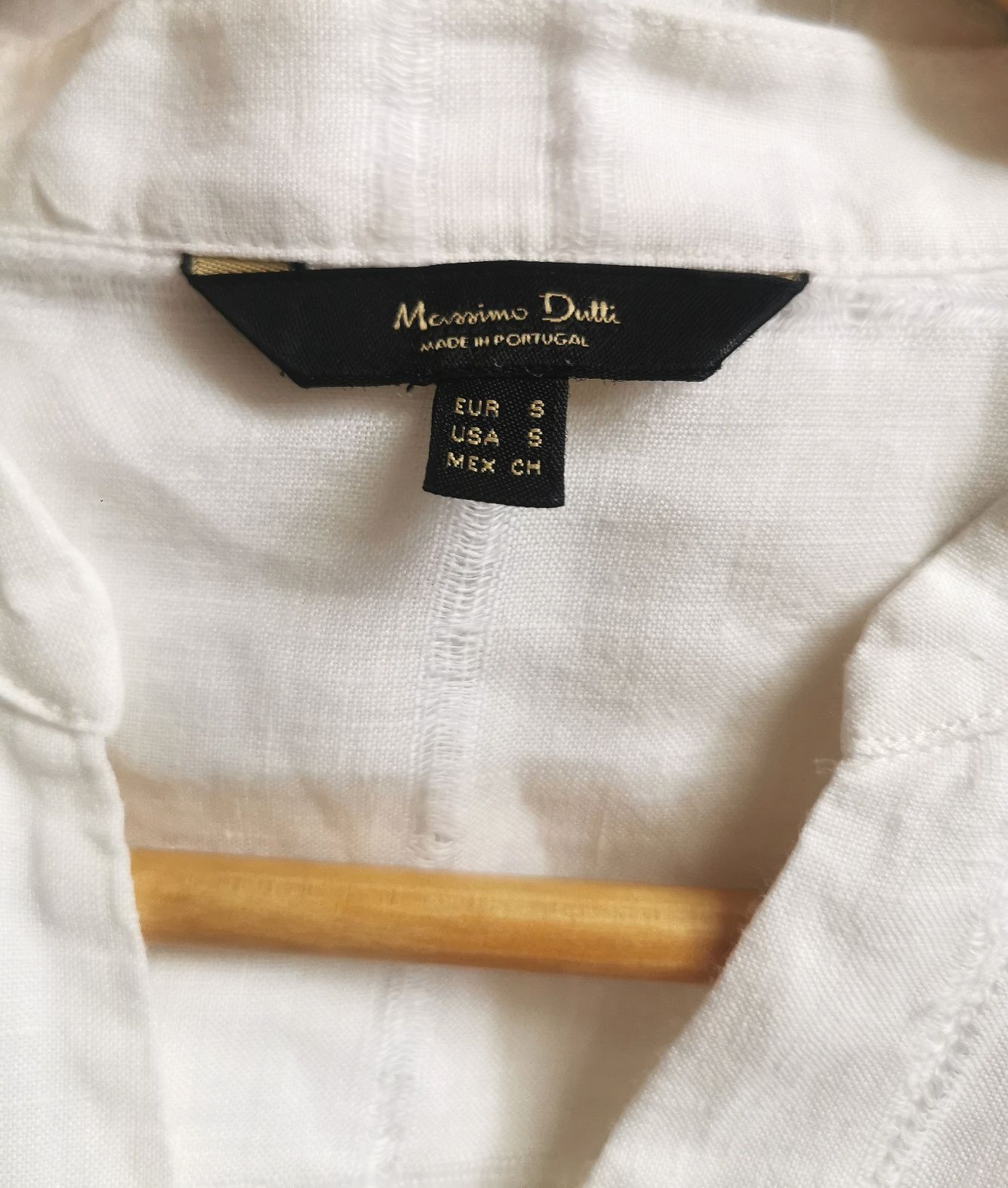 Lniana koszula Massimo Dutti