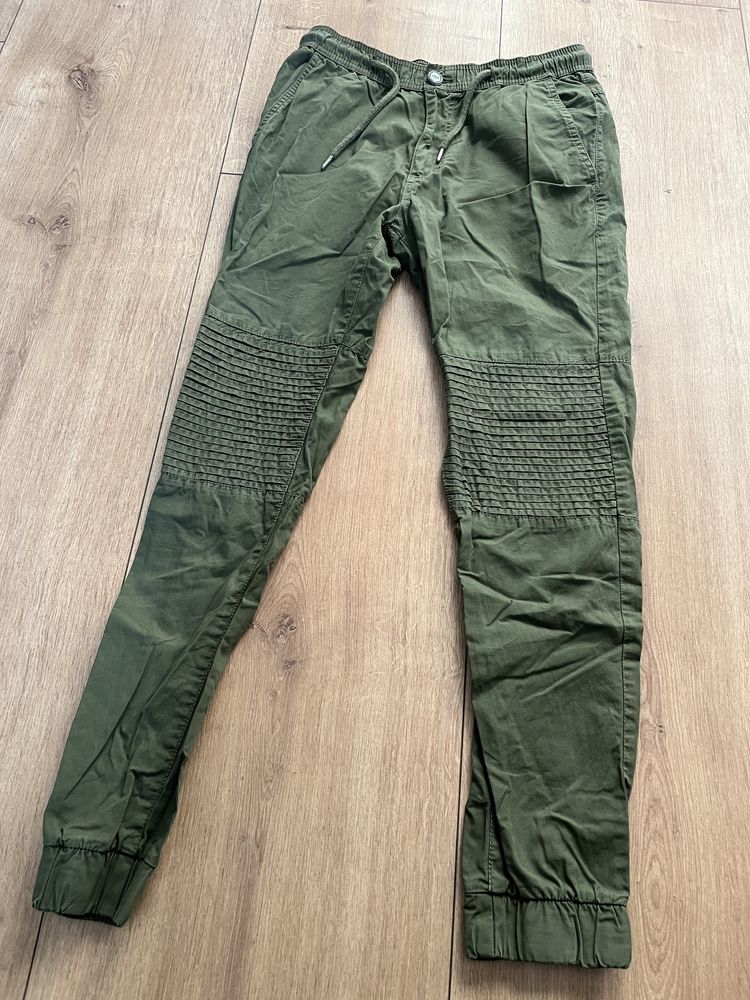 komplet kaki: bluza z kapturem + spodnie New Yorker FSBN