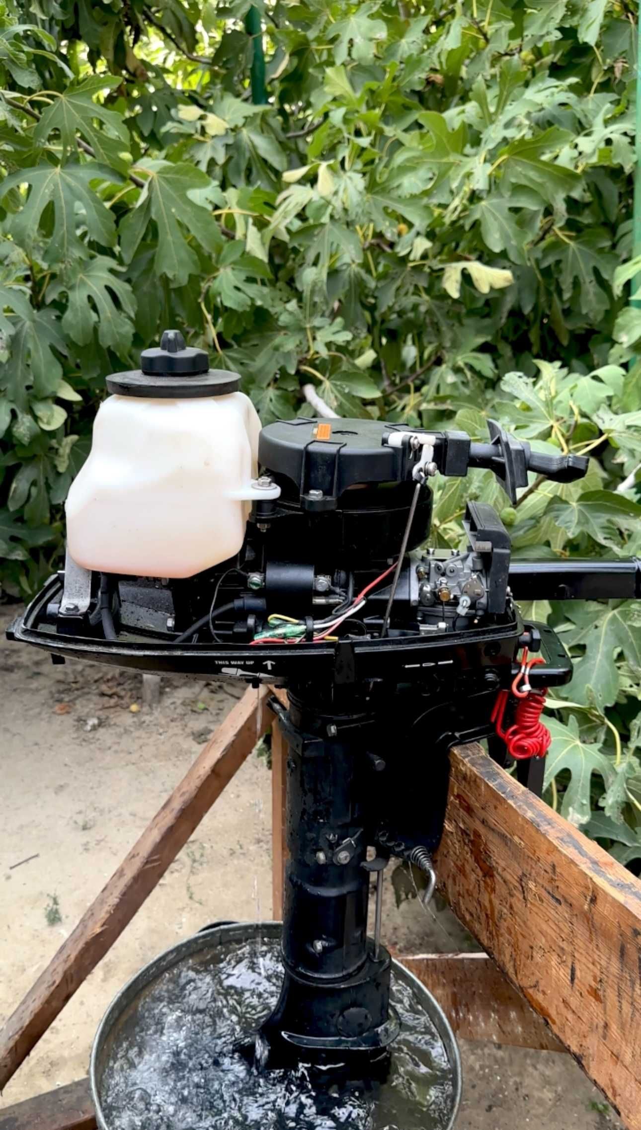 Лодочный мотор Hidea HD6FHS + 12 л бак