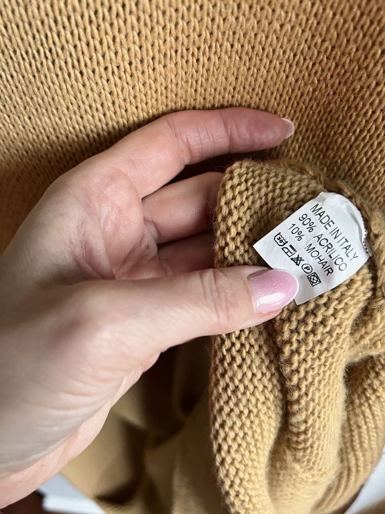 Dzianinowa sukenka tunika dlugi sweter M/L