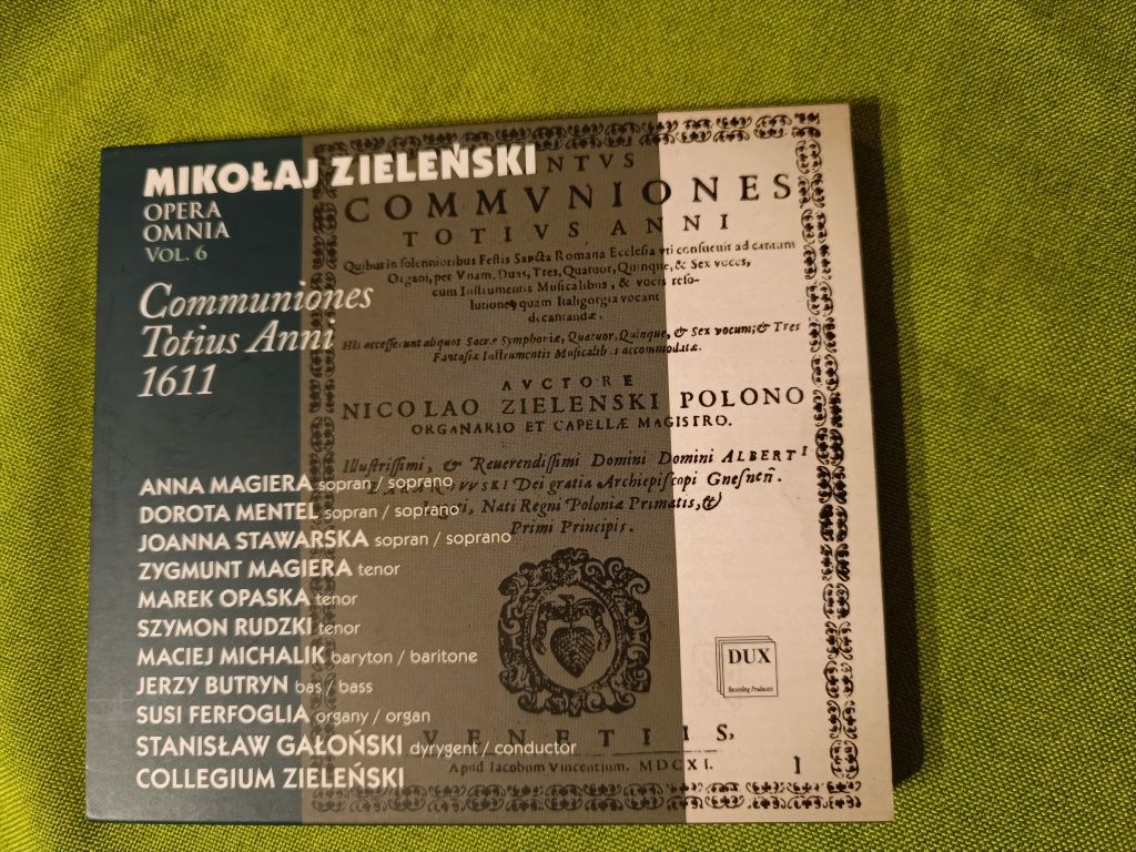 Mikołaj Zieleński Opera Omnia Vol. 6 Communiones Totius Anno 1611