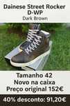Dainese Street Rocker D-WP – Novo – Tamanho 42 – 40% Desconto!