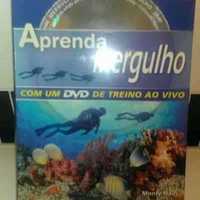 livro com dvd sobre mergulho