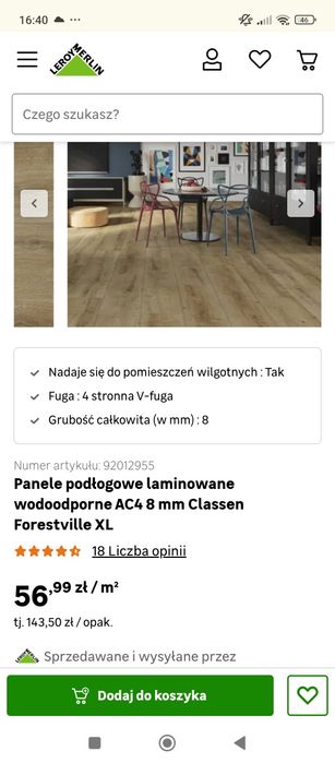 Panele podłogowe laminowane wodoodporne
