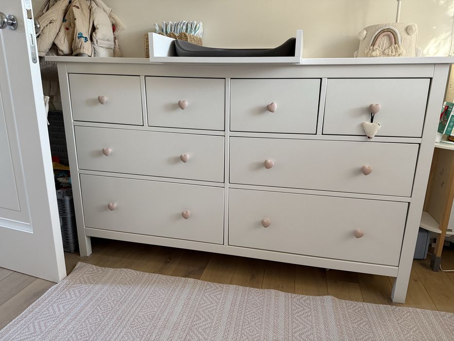 Hemnes komoda ikea podwojna z nadstawka okazja!