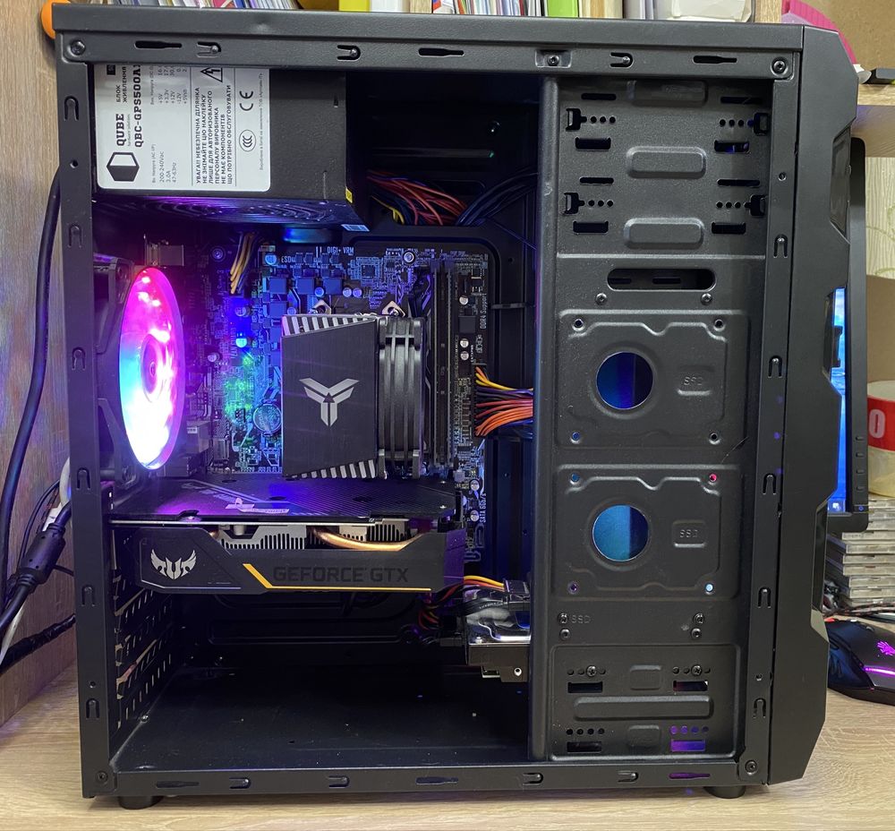 Ryzen 5 | 16gb DDR4 | GTX 1650 | 128gb SSD | 1tb HDD - ігровий пк