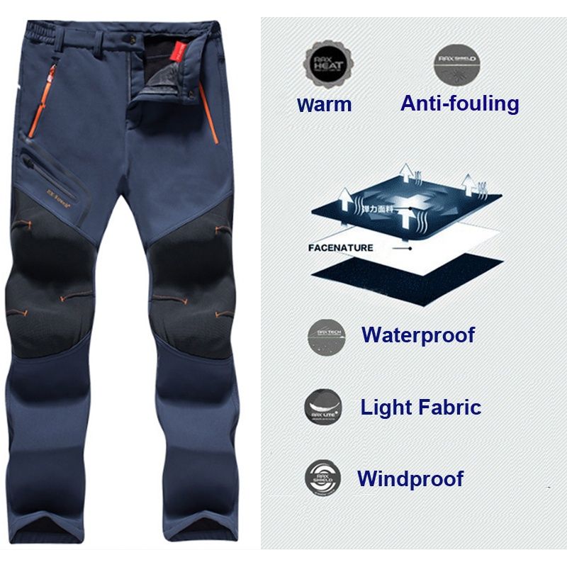 Spodnie zimowe ocieplane trekkingowe górskie outdoor L różne kolory