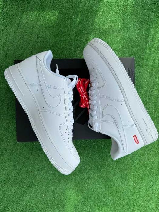 Nike_ Air_Force_1_Low_Supreme_White Rozmiar 44