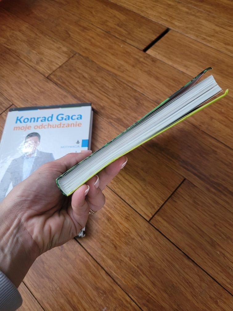 2 Książki Konrad Gaca Moje Odchudzanie + Kuchnia Fit