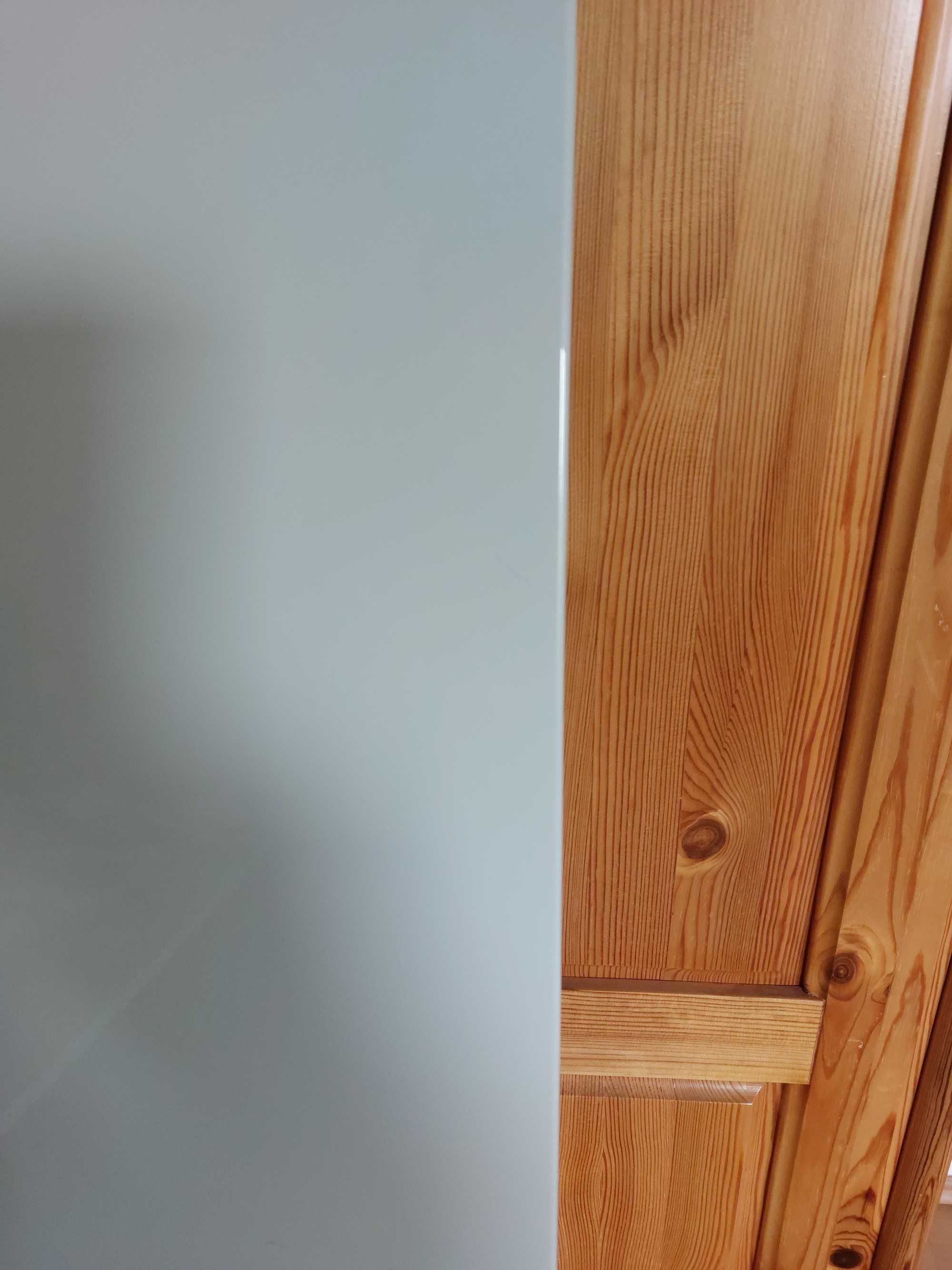 Drzwi do szafy PAX FERDAL IKEA jasnoszary połysk