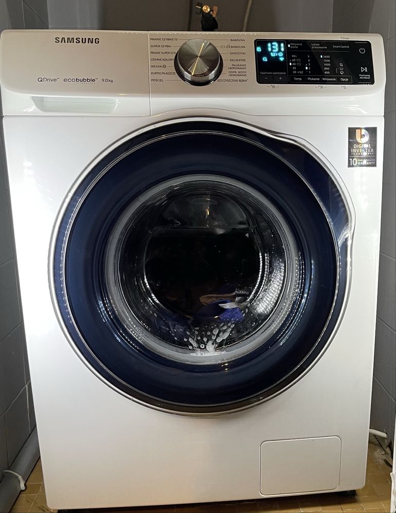 Pralka Samsung 9kg Ecobubble QDrive Wifi WW90M644OBW