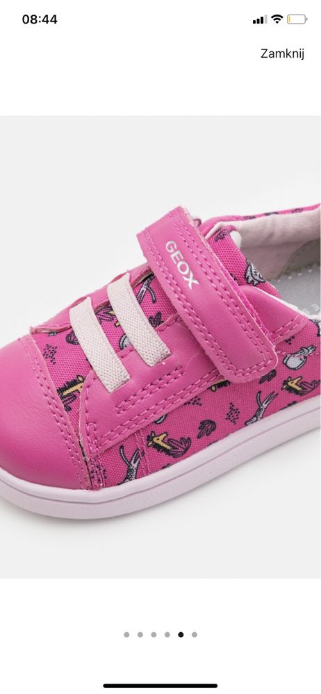 Geox sneakersy dla dziewczynki różowe 26